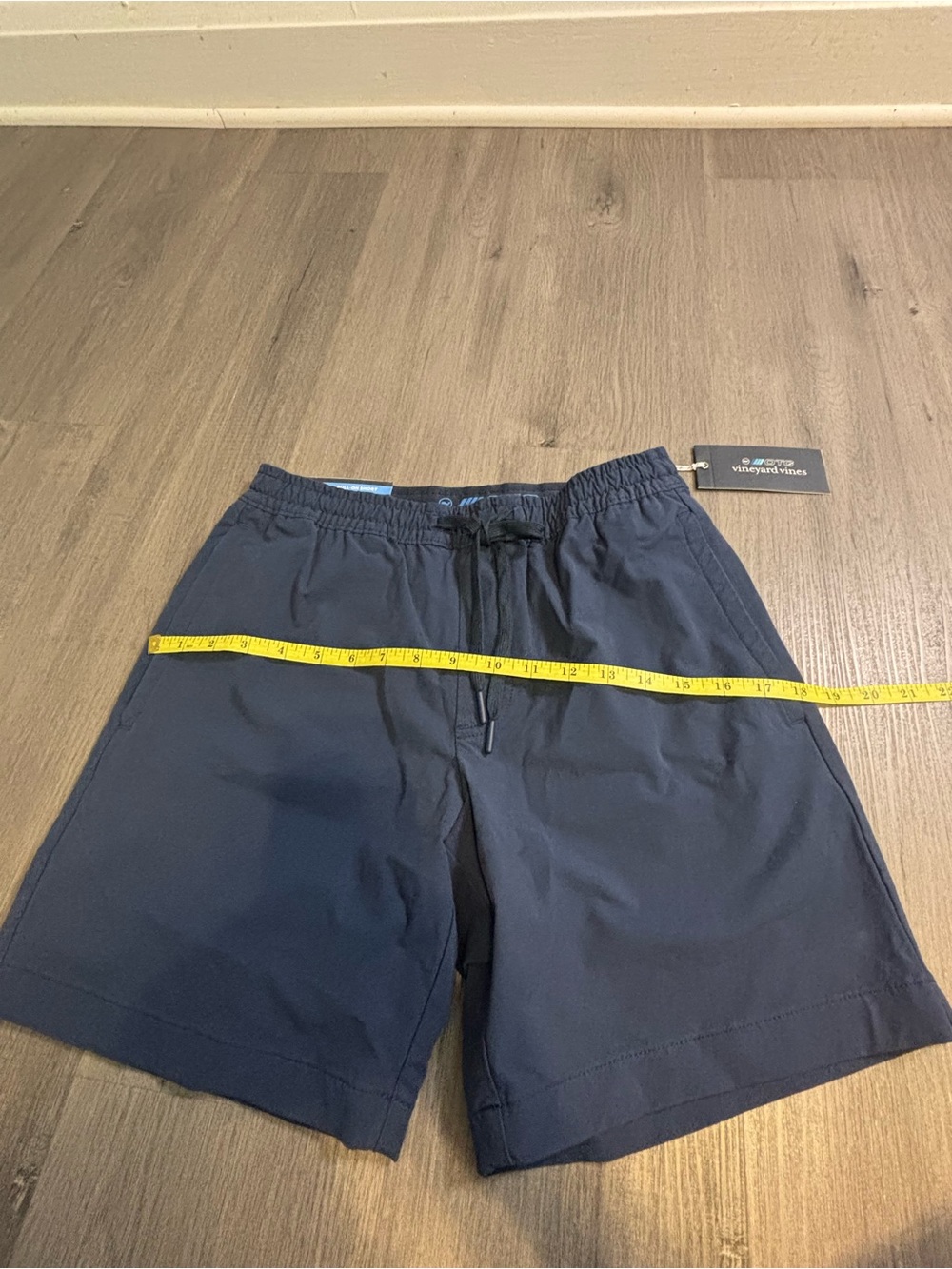 Vineyard Vines OTG Canvas Pull-On Shorts Mens XS Blue Blaze 7" Inseam NWT - Picture 6 of 6